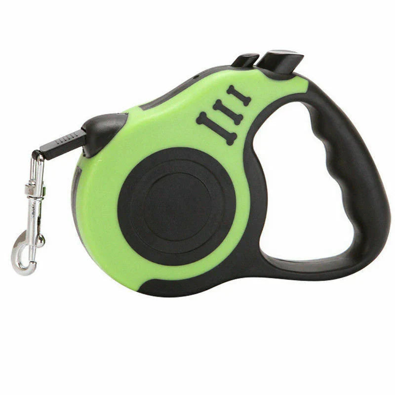 Retractable Dog Leash - Green